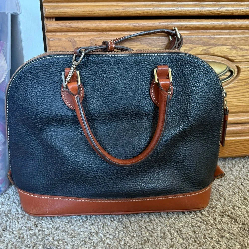 Dooney & Bourke Pebble Grain Zip Zip Satchel